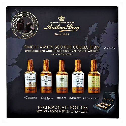 Anthon Berg Single Malts Scotch Liqueurs 10 Piece - Happy Candy UK LTD