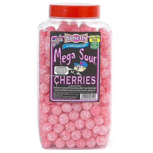 Barnetts Mega Sour Cherries - Happy Candy UK LTD