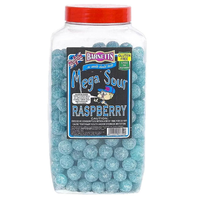 Barnetts Mega Sour Raspberry - Happy Candy UK LTD