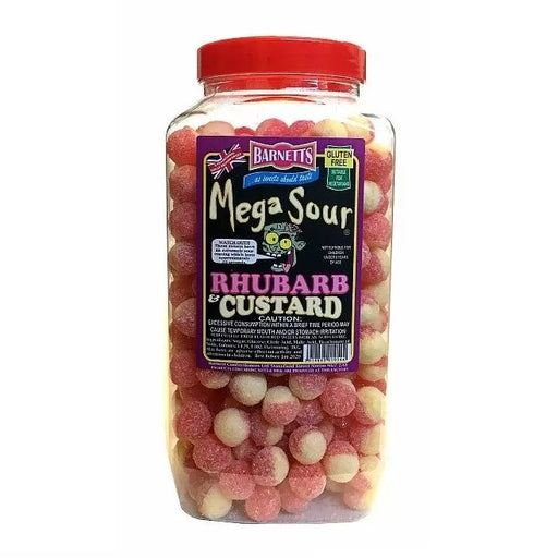 Barnetts Mega Sour Rhubarb & Custard - Happy Candy UK LTD
