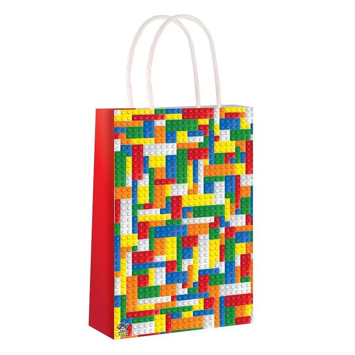 Brickz Paper Party Bag with Handles - Happy Candy UK LTD