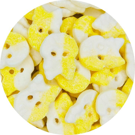 BUBS Sour Passion Pineapple Foam Skulls - Happy Candy UK LTD