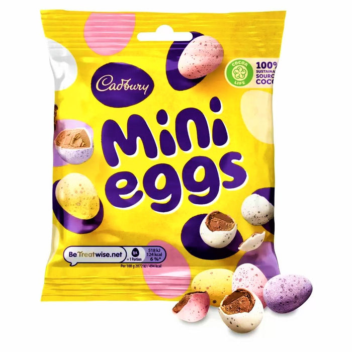 Cadbury Mini Eggs Sharing Bag 80g - Happy Candy UK LTD