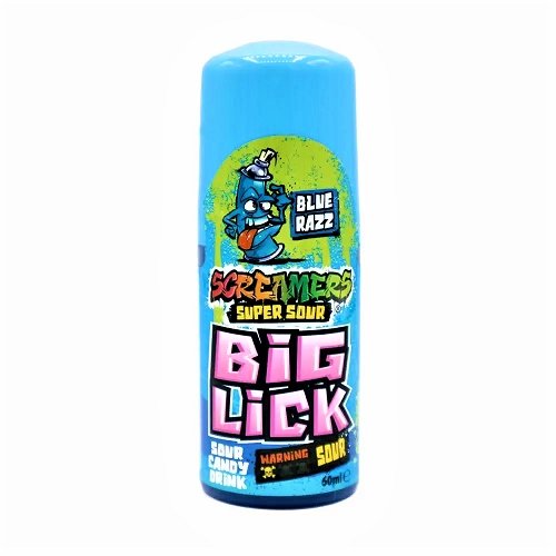 Candy Screamers Blue Razz Big Lick - Happy Candy UK LTD