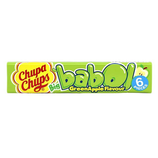 Chupa Chups Big Babol Green Apple Bubble Gum 27.6g - Happy Candy UK LTD