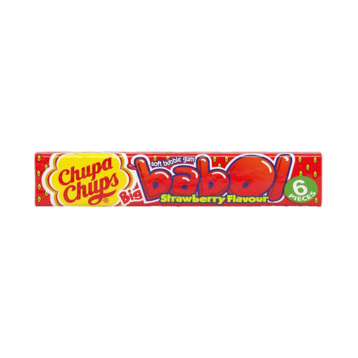 Chupa Chups Big Babol Strawberry Bubble Gum 27.6g EU IMPORT - Happy Candy UK LTD