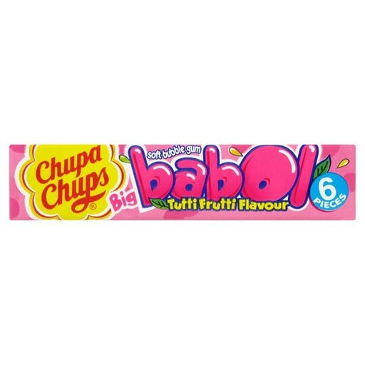 Chupa Chups Big Babol Tutti Frutti Bubble Gum 27.6g EU IMPORT - Happy Candy UK LTD