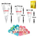Clear Cone Bags 3 Sizes 100 Pack - Happy Candy UK LTD