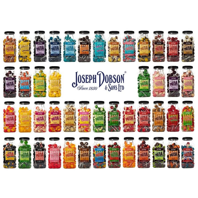 Dobsons Mega Lollies 4 Pack (4x20g) 40+ Flavours — Happy Candy UK LTD