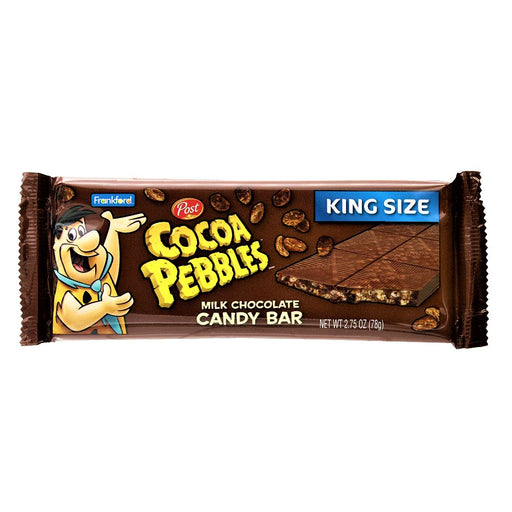 Frankford Flintstones Cocoa Pebbles Milk Chocolate Bar (USA) 78g - Happy Candy UK LTD