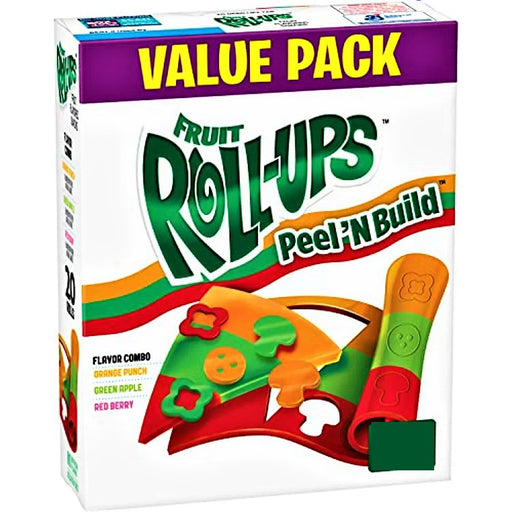 Fruit Roll-Ups Pizza Peel N Build Single Roll (USA) 14g - Happy Candy UK LTD