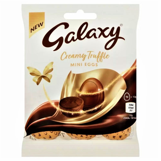 Galaxy Truffles Milk Chocolate Easter Mini Eggs Bag 74g - Happy Candy UK LTD