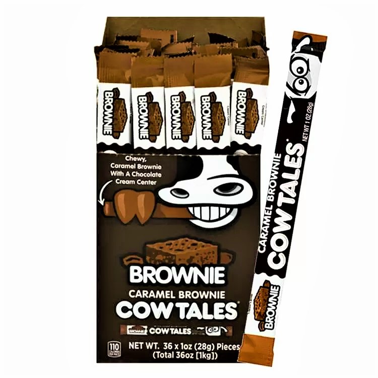 Goetze's Caramel Brownie Cow Tales (USA) 28g - Happy Candy UK LTD