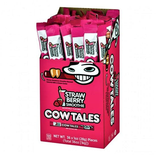 Goetze's Cow Tales Strawberry Smoothie (USA) 28g - Happy Candy UK LTD