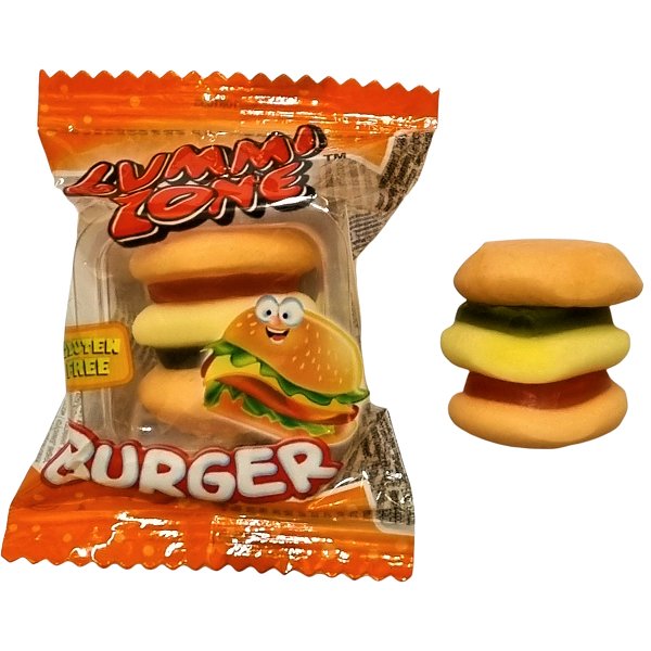 Gummi Zone Burger 8g - Happy Candy UK LTD