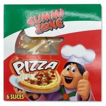 Gummi Zone Pizza 6 Slice (23g) EU Import - Happy Candy UK LTD