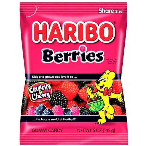 Haribo Berries Share Bag (USA) 142g - Happy Candy UK LTD