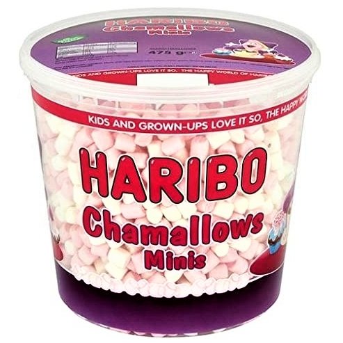 Haribo Chamallows Minis Party Tub 475g - Happy Candy UK LTD