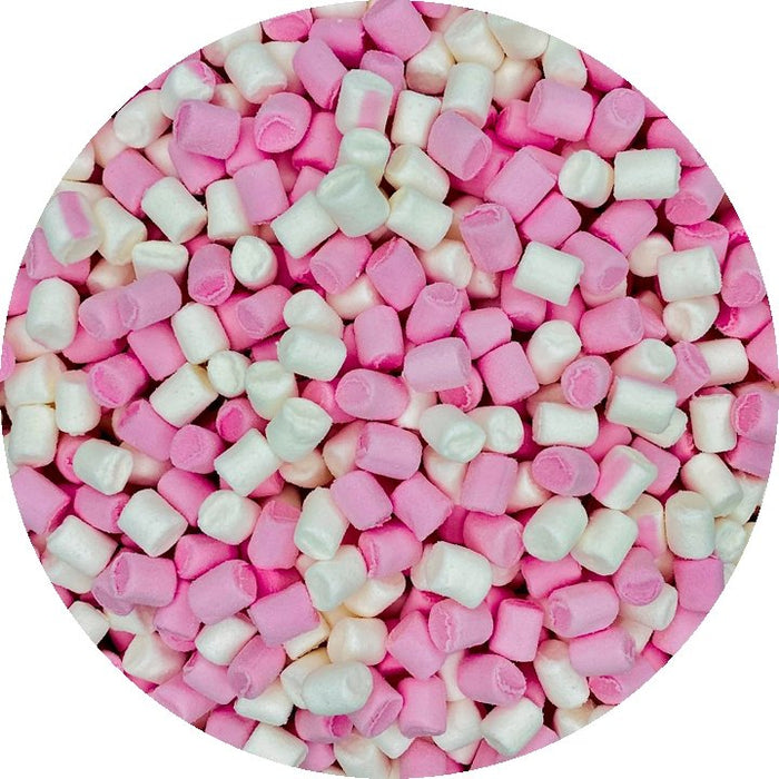 Haribo Chamallows Pink & White Mini Marshmallows 1kg Bulk Bag