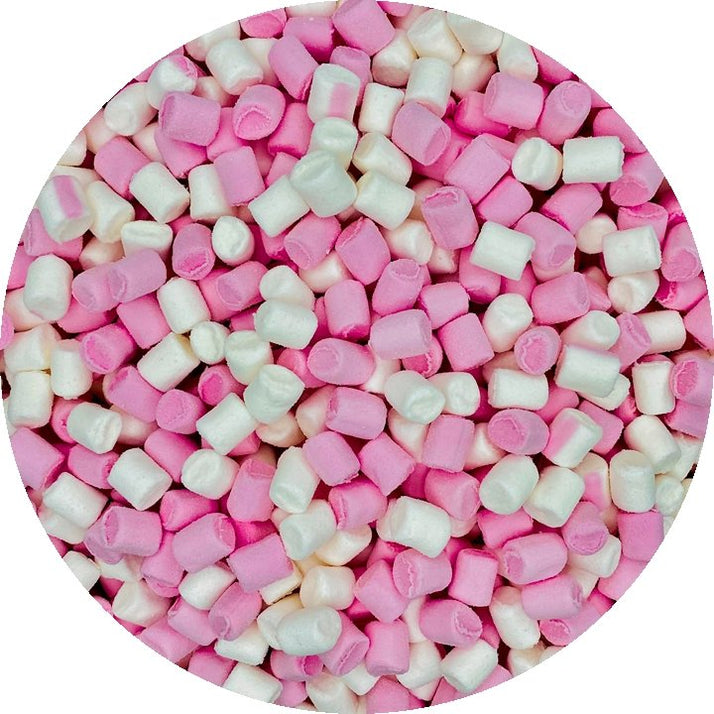 Pink & White Mini Marshmallows 1kg – Catering Essentials Warehouse