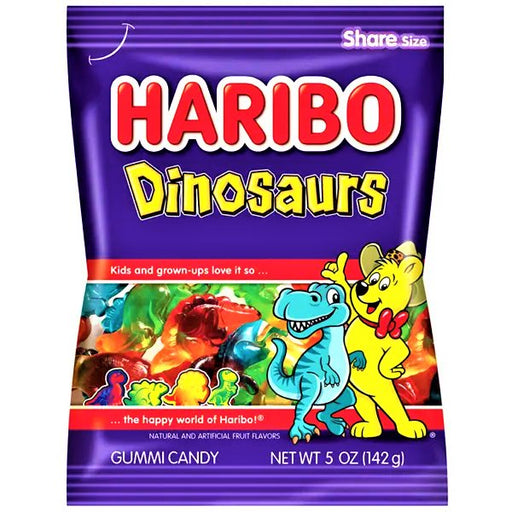 Haribo Dinosaurs Share Bag (USA) 142g - Happy Candy UK LTD
