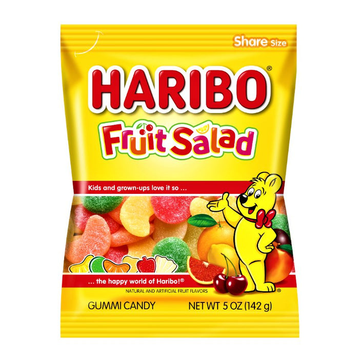 Haribo Fruit Salad Share Bag (USA) 142g - Happy Candy UK LTD