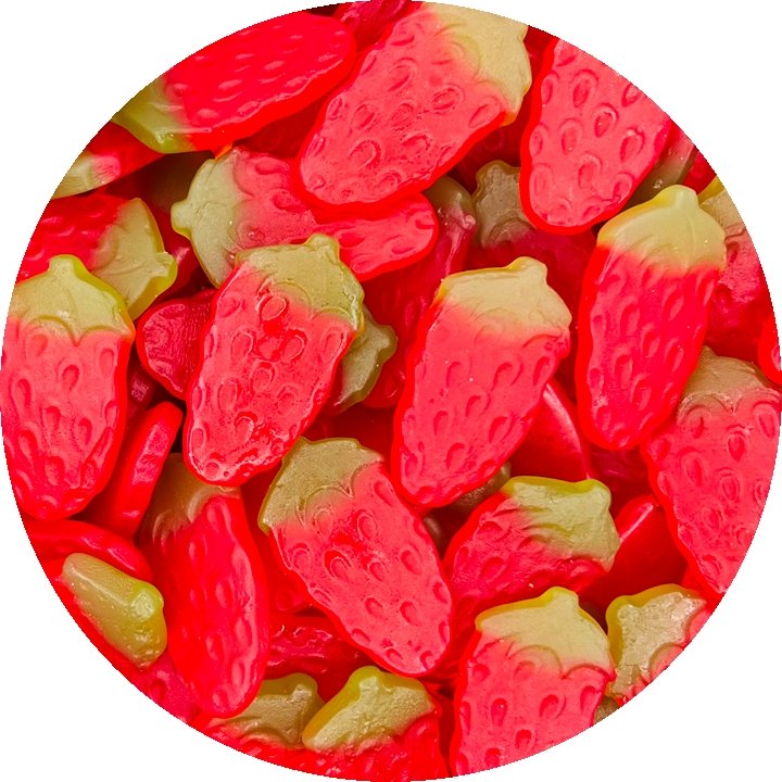 Haribo Giant Strawbs 1kg - Stockton's Wholesale Sweets