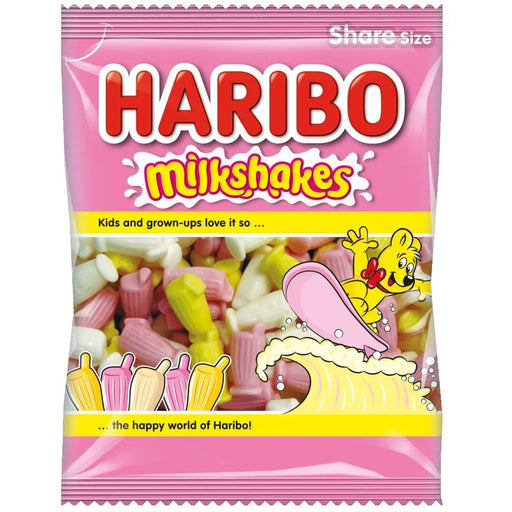 Haribo Milkshakes Share Bag 160g - Happy Candy UK LTD