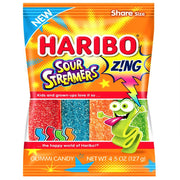 Haribo Sour Streamers Share Bag (USA) 127g - Happy Candy UK LTD