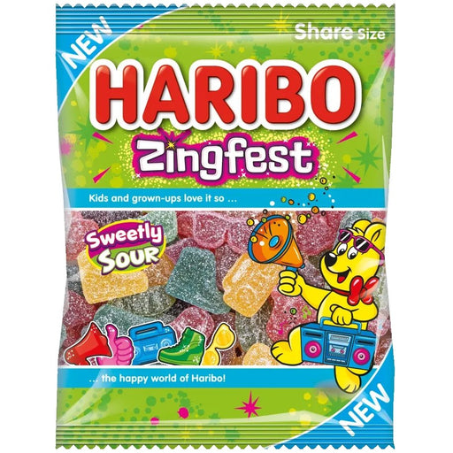 Haribo Zingfest Share Bag 150g - Happy Candy UK LTD