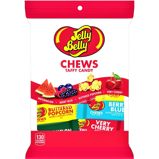 Jelly Belly® Chews Taffy Candy Multi-Pack (USA) 198g - Happy Candy UK LTD