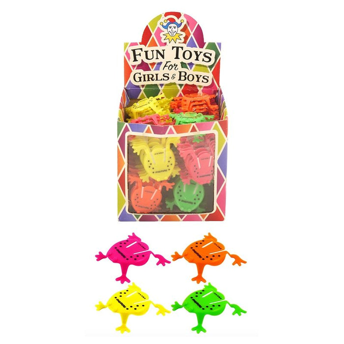 Jumping Frog Neon Colours (5.5cm) - Happy Candy UK LTD