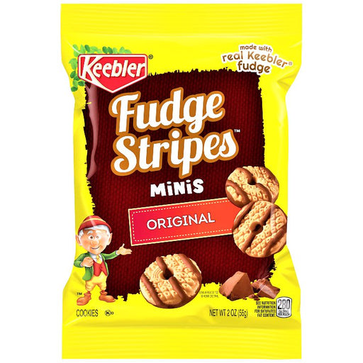 Keebler Mini Fudge Cookie Stripes 56g - Happy Candy UK LTD