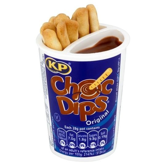 KP Choc Dips Original 28g Happy Candy UK LTD