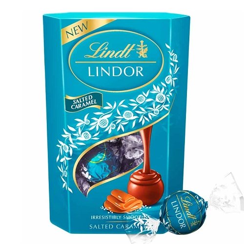 Lindt Lindor Salted Caramel Truffles 200g - Happy Candy UK LTD