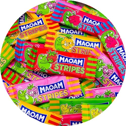 Moams Raspberry Maoam Stripes 15 Pack - Happy Candy UK LTD