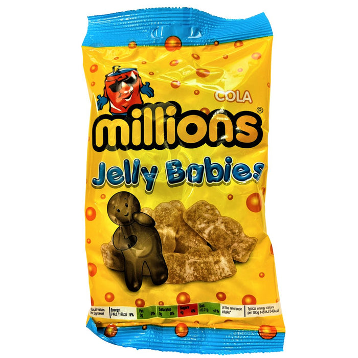 Millions Cola Jelly Babies 180g - Happy Candy UK LTD