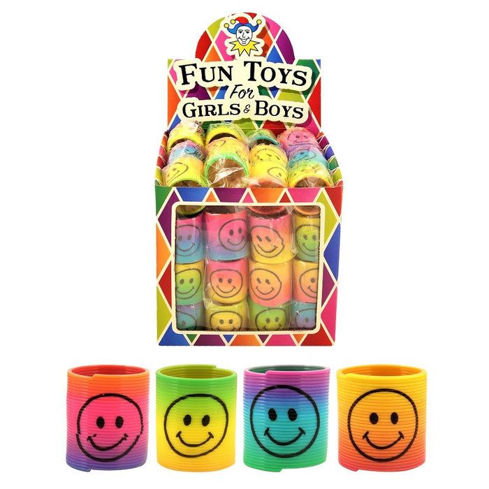 Mini Rainbow Smiley Spring (3.5cm) - Happy Candy UK LTD