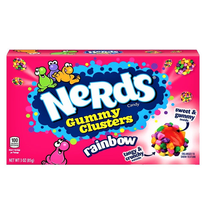 Nerds Gummy Clusters Rainbow 85g - Happy Candy UK LTD