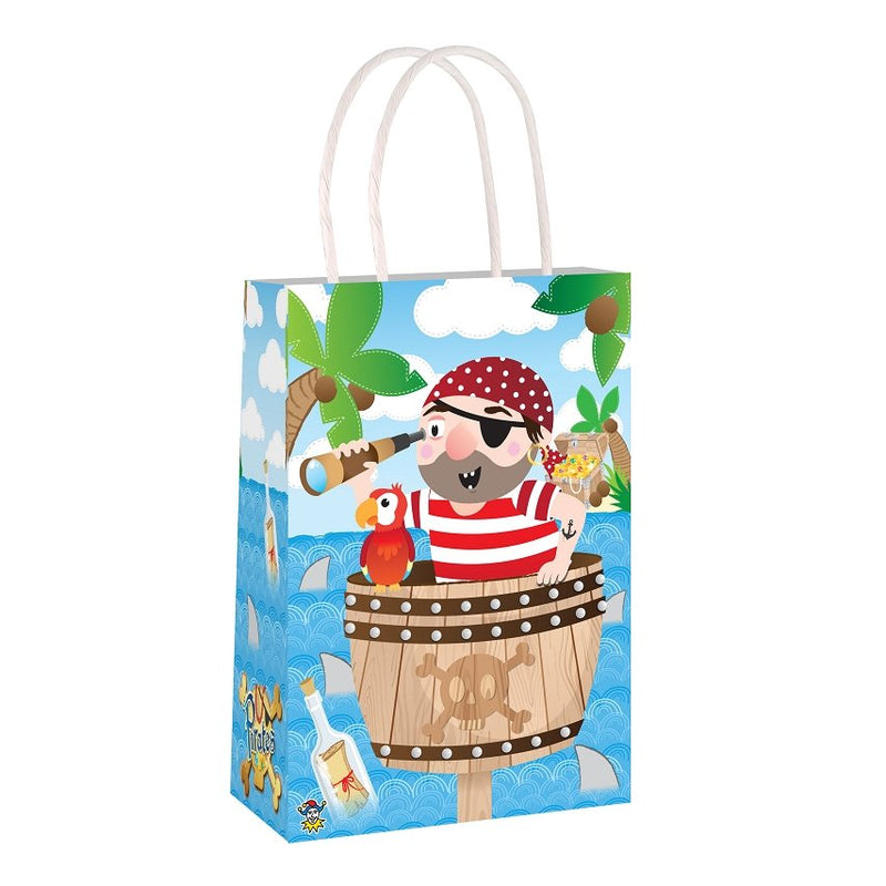 Pirate Paper Party Bag with Handles - Happy Candy UK LTD