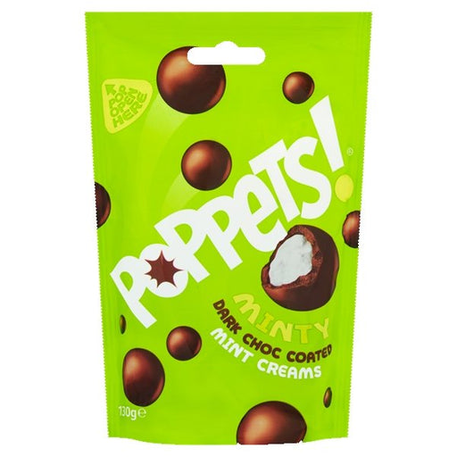 Poppets Mint Creams Sharing Pouch 120g - Happy Candy UK LTD