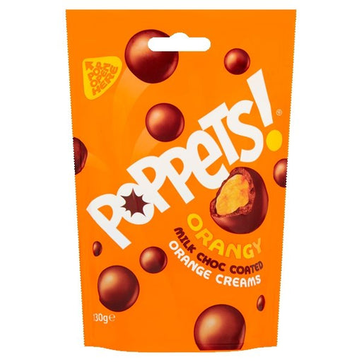 Poppets Orange Creams Sharing Pouch 120g - Happy Candy UK LTD