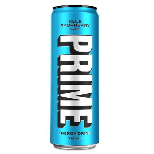 PRIME Energy Blue Raspberry Drink Can 330ml - Happy Candy UK LTD