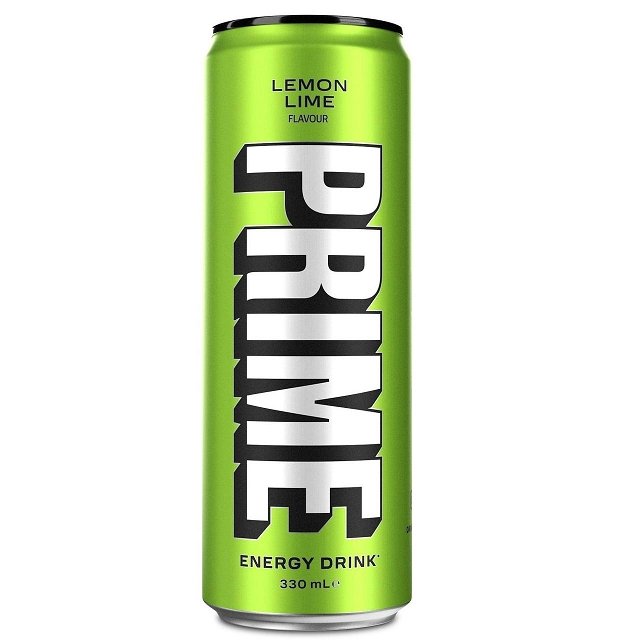 PRIME Energy Lemon Lime Drink Can 330ml - Happy Candy UK LTD