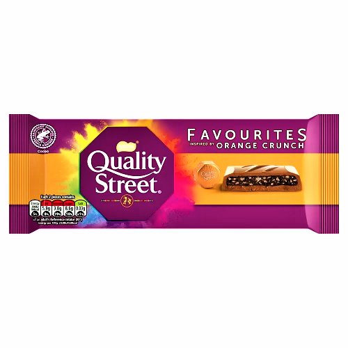 Quality Street Orange Crunch Chocolate Sharing Bar 84g - Happy Candy UK LTD