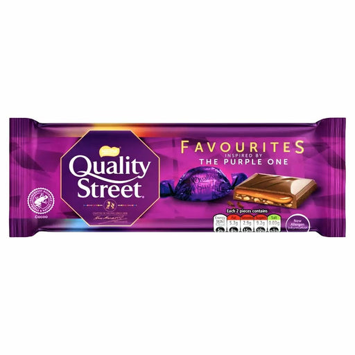 Quality Street The Purple One Chocolate Sharing Bar 87g - Happy Candy UK LTD