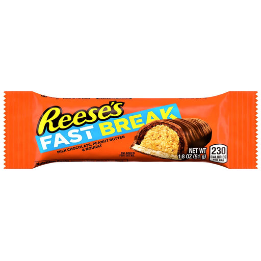 Reese's Fast Break Milk Chocolate Bar (USA) 51g - Happy Candy UK LTD