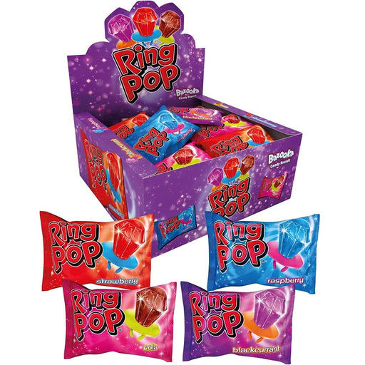 Ring Pop 4 Flavours Choose Your Flavour! - Happy Candy UK LTD