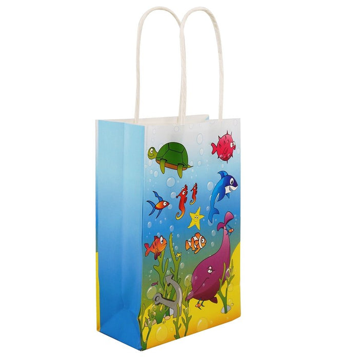 Sealife Paper Party Bag with Handles - Happy Candy UK LTD