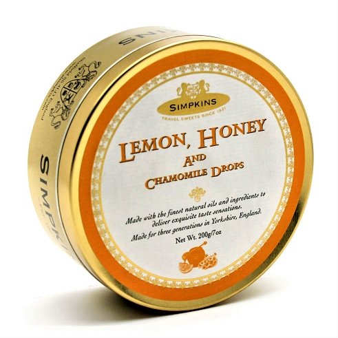 Simpkins Lemon Honey and Chamomile Drops Travel Tin 200g - Happy Candy UK LTD